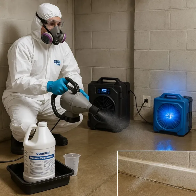 Sanitization and Odor Removal process in Bound Brook, NJ